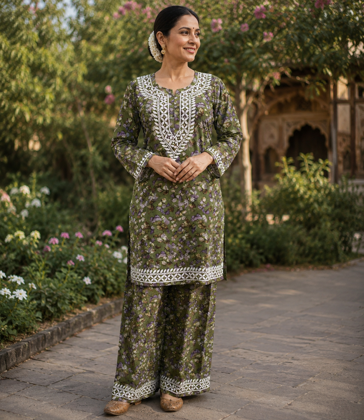 This item: Mul Set Print Green