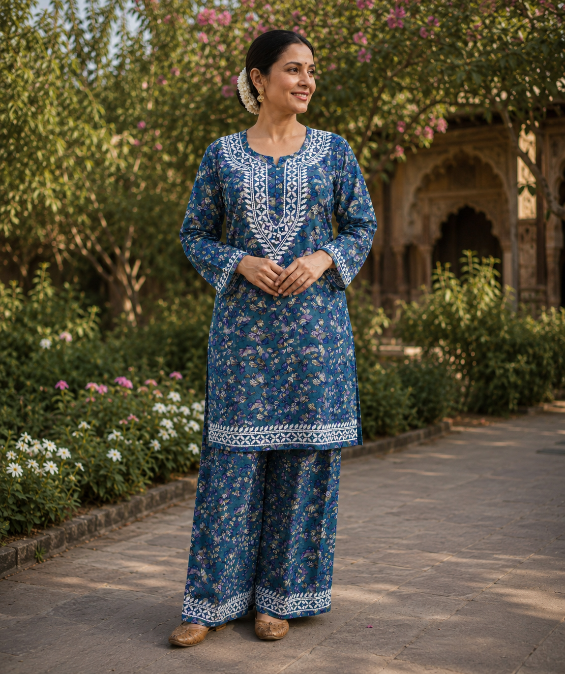 This item: Mul Set Print Blue