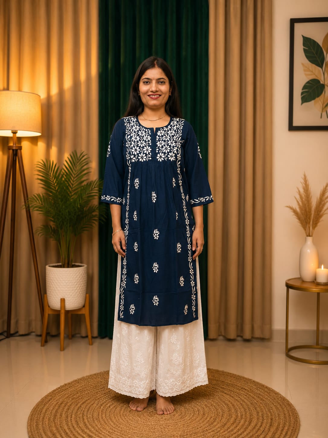 Nyra Kurti Blue image 1